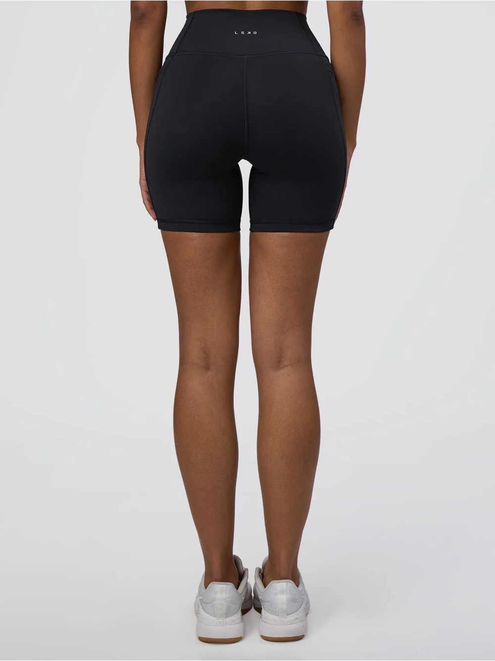 LSKD Women's High-Rise Bike Shorts — Black